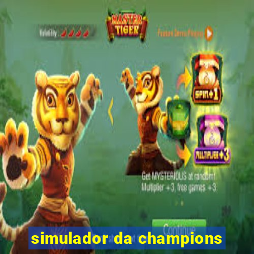 simulador da champions